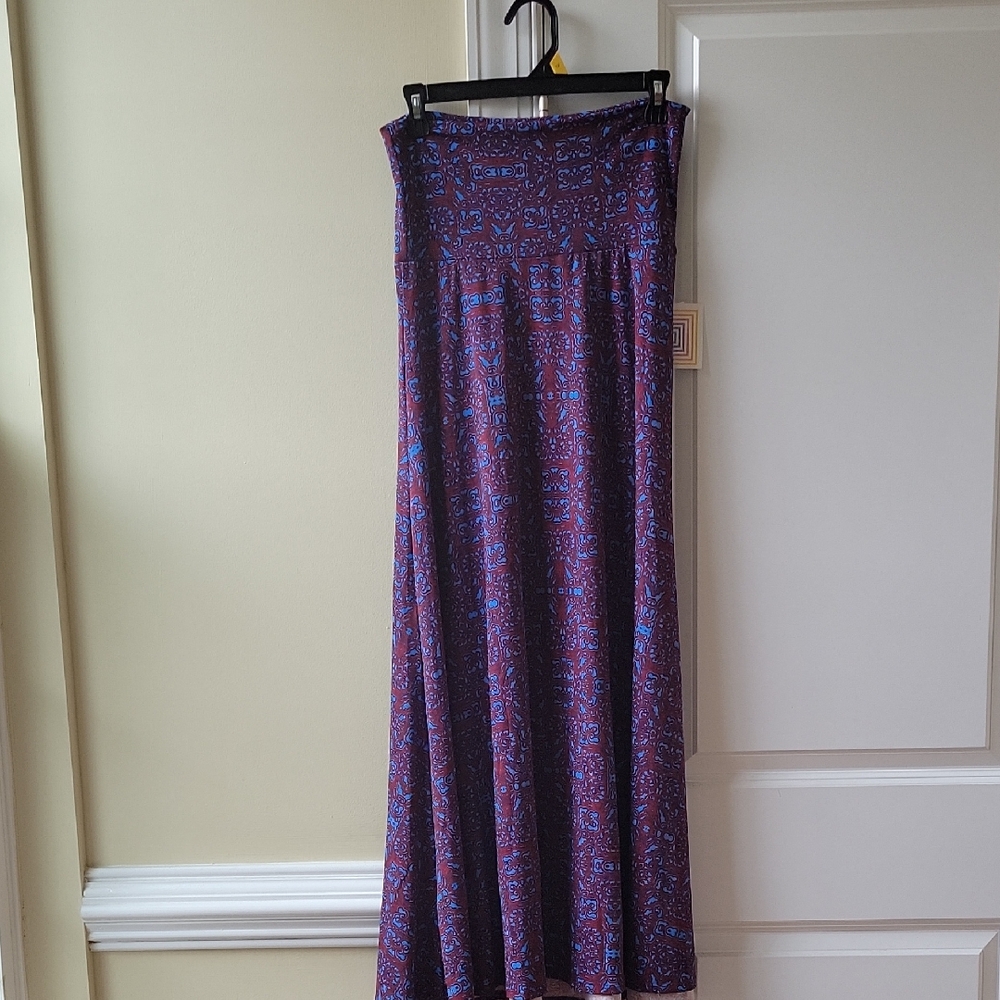 LuLaRoe Multicolor maxi skirt/dress size XS